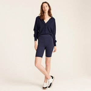 NWOT JCrew Bike short in Signature flex  AJ644 in NAVY XXS